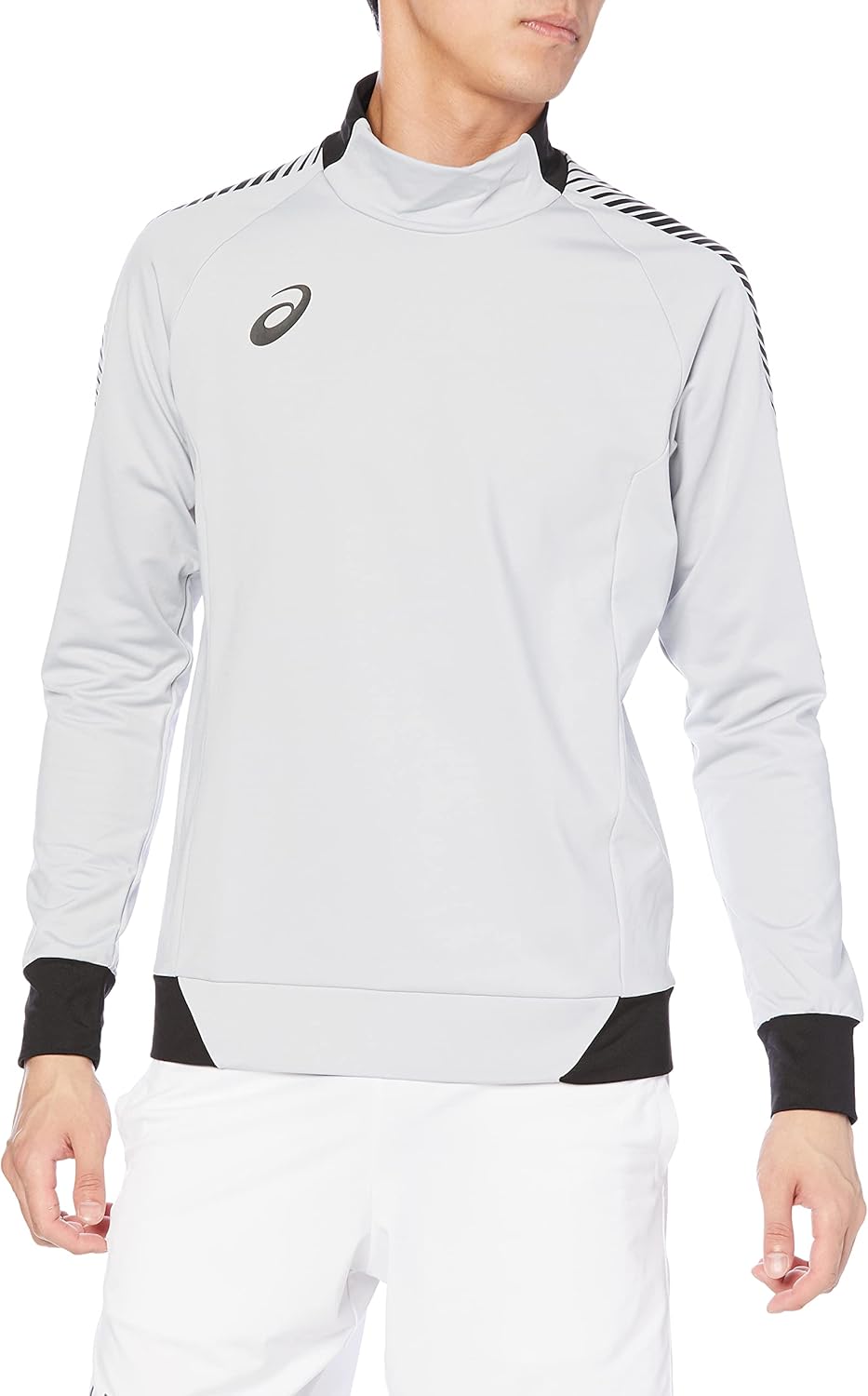 

Футболка ASICS с длинным рукавом для тренировок и эластичной посадки, модель 2101A057, серый