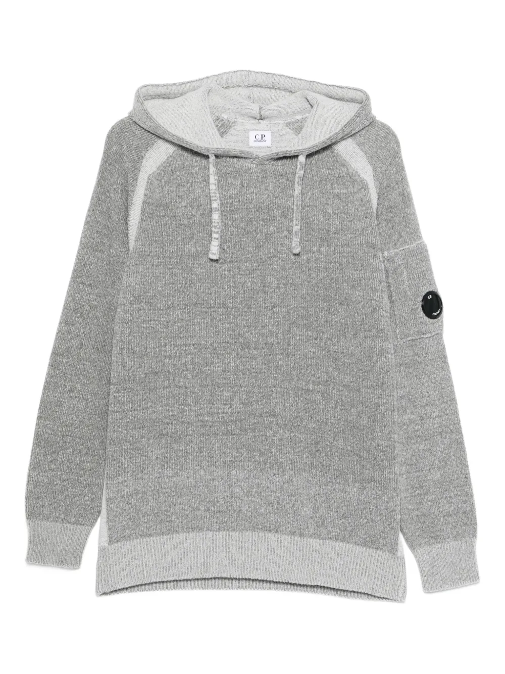 

Худи с накладным карманом C.P. Company, серый