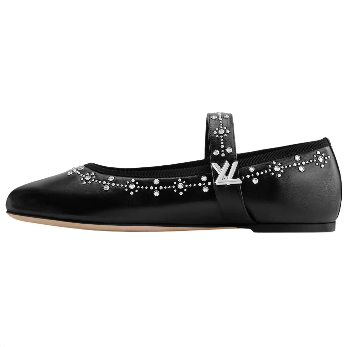 LOUIS VUITTON Ромми балетки мэри джейн женские black