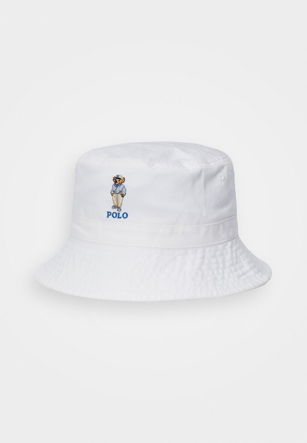 

Шапка POLO BEAR COTTON TWILL BUCKET HAT UNISEX Ralph Lauren, белый