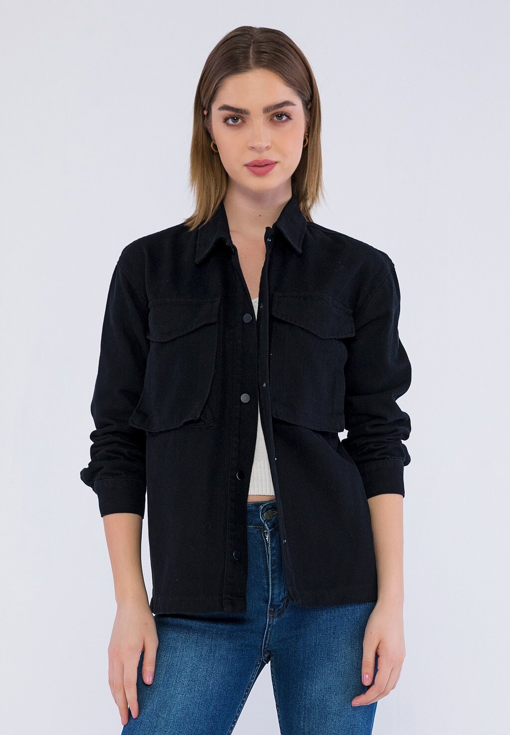 

Джинсовая куртка CASUAL Basics and More, черный