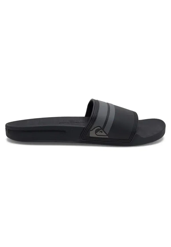 Сланцы Rivi slide pool slides Quiksilver, черный черный серый