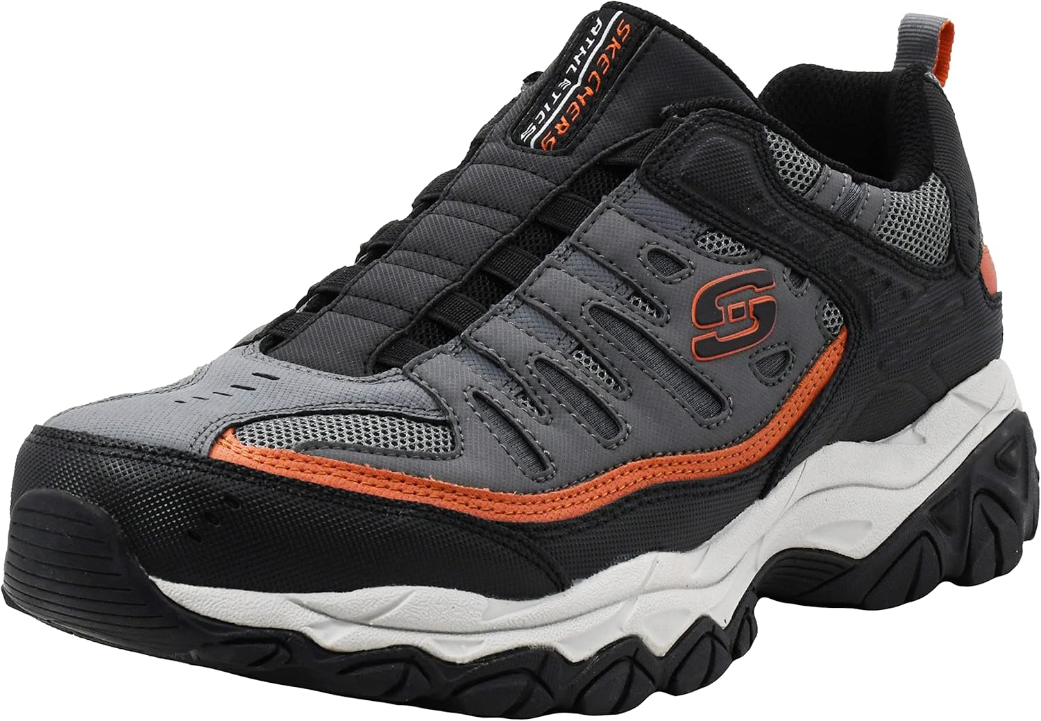 

Мужские кроссовки Skechers Afterburn M. Fit Wonted, оранжевый/угольный