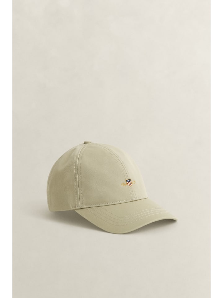 

Gant Защитная кепка из хлопчатобумажной саржи, бежевого цвета в деревенском стиле