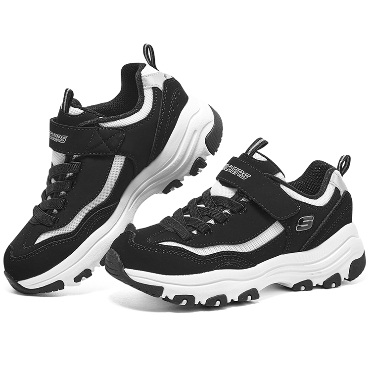 Skechers Низкие детские кроссовки I Conik Lifestyle, черные, белые, подростковые — фото 4