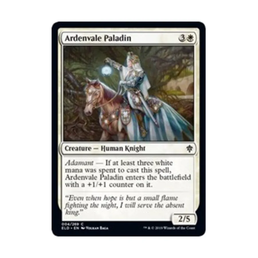 

CCG Арденвальский Паладин (клавиша), MTG - Throne of Eldraine