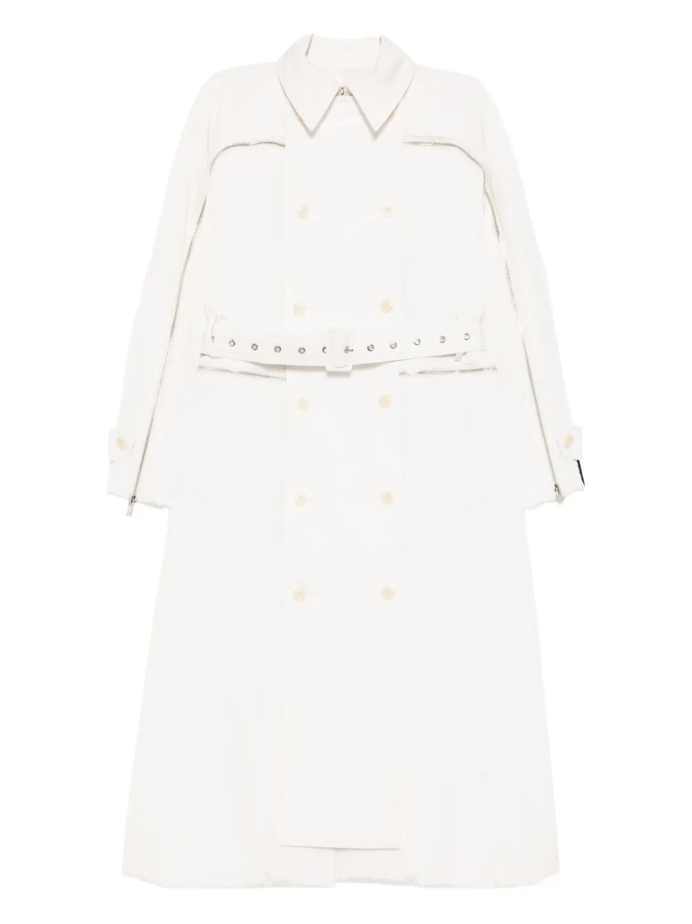 

Двубортный тренч Rokh, нейтральный