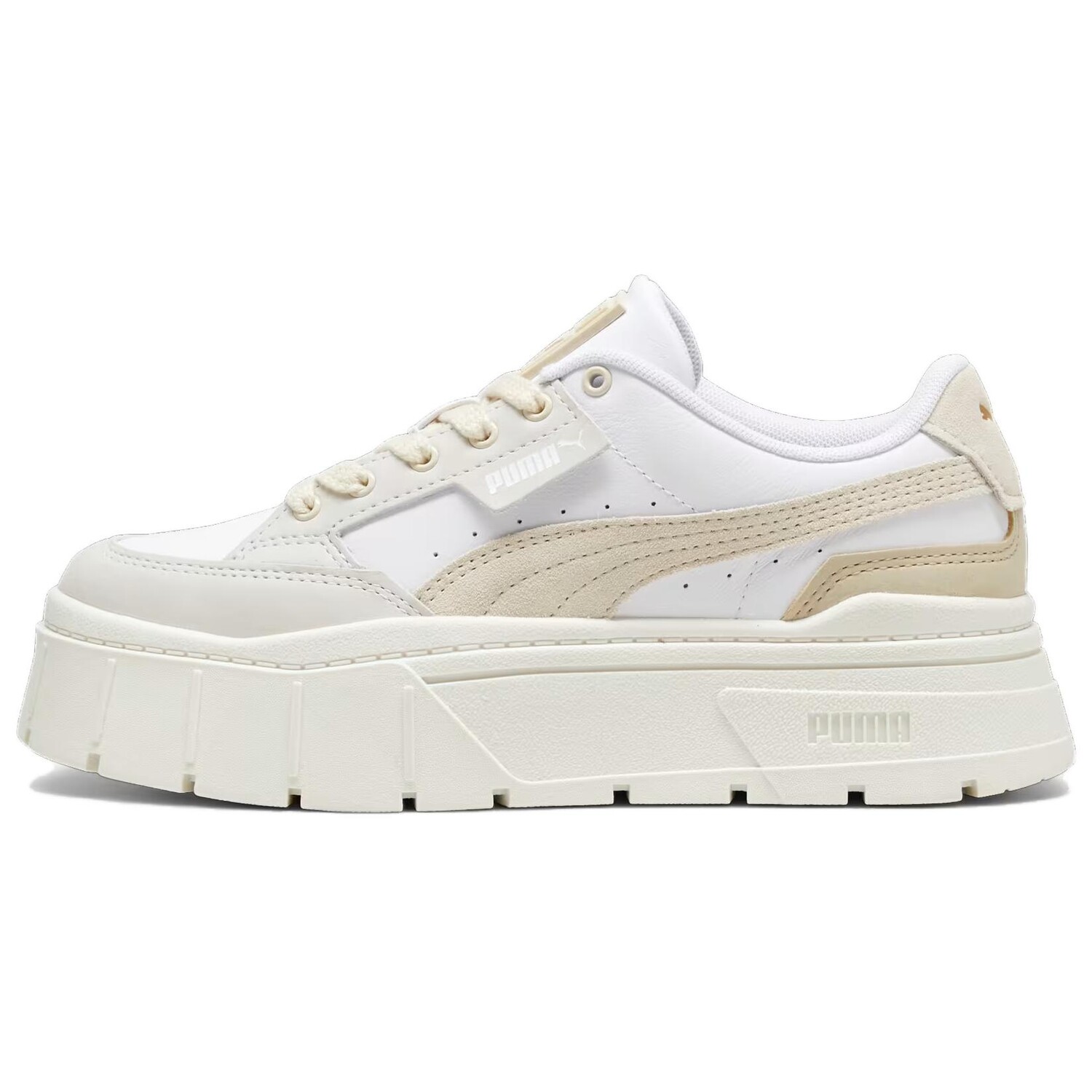 

Кроссовки Puma Mayze Lifestyle Shoes Women's Low-top Beige, белый
