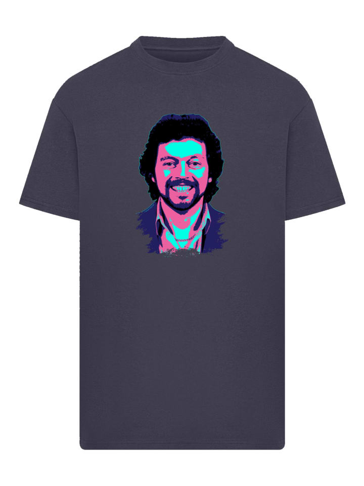 

Футболка большого размера с изображением Джереми Бидла из TV Times в стиле поп-арт 1982 года, темно-синего цвета F4NT4STIC, Синий, Футболка большого размера с изображением Джереми Бидла из TV Times в стиле поп-арт 1982 года, темно-синего цвета F4NT4STIC