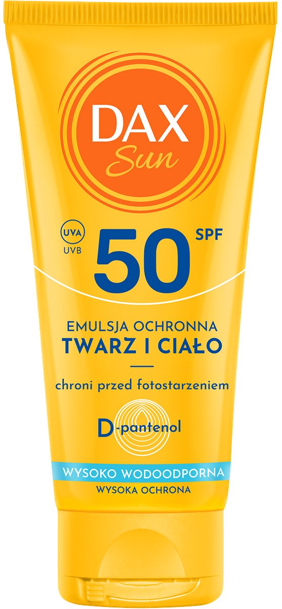 

DAX SUN PROTECTIVE EMULSION FACE AND BODY SPF 50 TRAVEL 50 ML, DAX