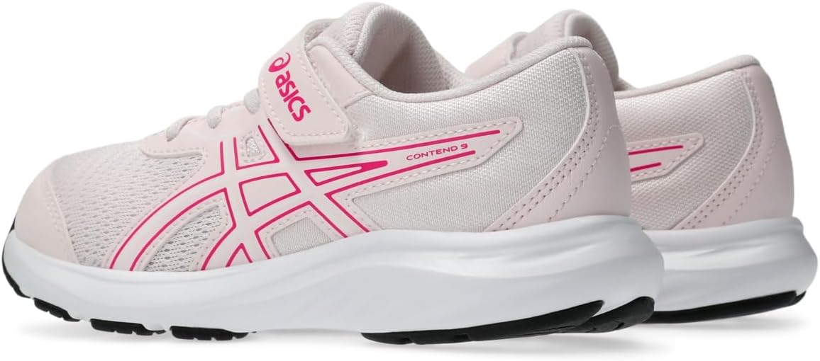 Кроссовки ASICS Boys Contend 9 Ps (для малышей/детей младшего возраста), белый/розовый/бледно-розовый — фото 3