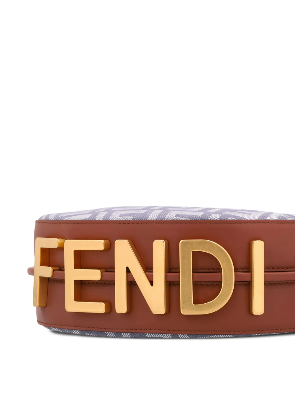 

Сумка на плечо с логотипом ff FENDI, синий