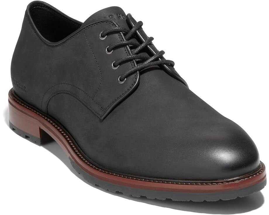 

Кроссовки Cole Haan Berkshire Lug Plain Toe Oxford, цвет Black Waxy Leather/WR, Серый, Кроссовки Cole Haan Berkshire Lug Plain Toe Oxford, цвет Black Waxy Leather/WR