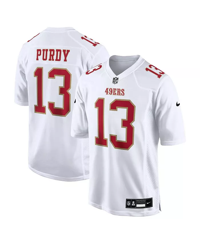 

Мужская модная игровая футболка Brock Purdy Tundra White San Francisco 49ers Nike