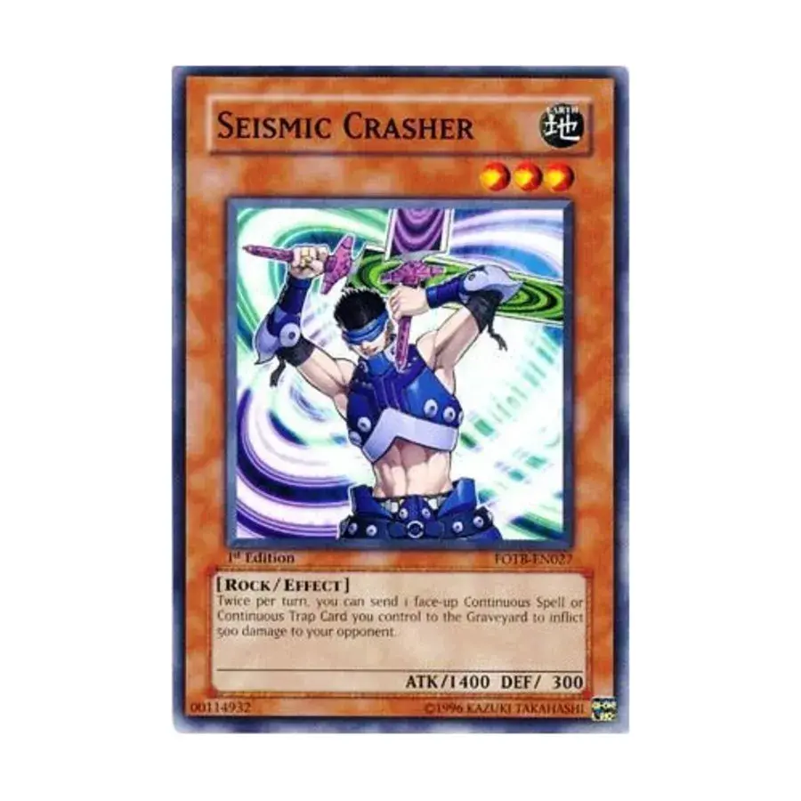 

CCG Сейсмический разрушитель (Обычный), Yu-Gi-Oh - Force of the Breaker - Singles
