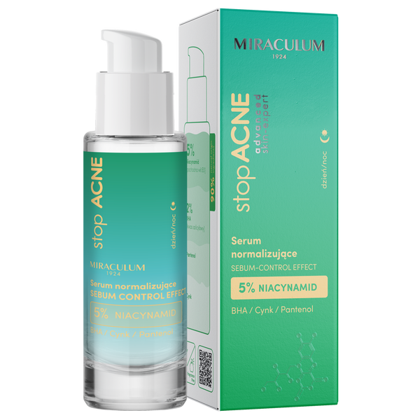 

Нормализующая сыворотка для лица, 30 мл Miraculum Stop acne