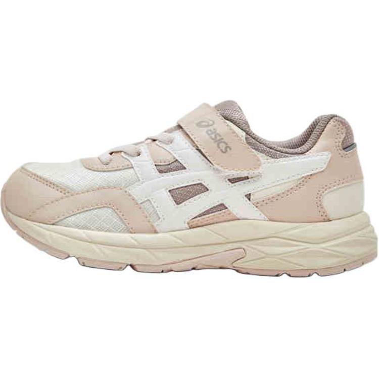 

Детские беговые кроссовки Asics с поддержкой, амортизацией и дышащим верхом, бело-розовые, для детей 3-7 лет