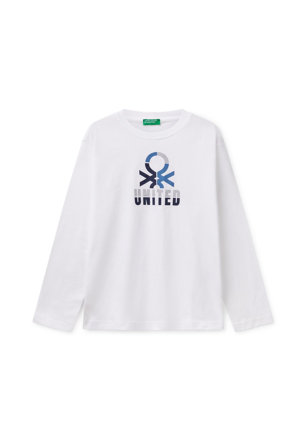

Футболка с длинным рукавом United Colors of Benetton, белый