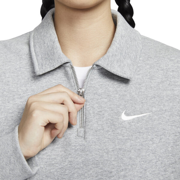 Футболка sportswear phoenix fleece 'grey' Nike, серый — фото 3