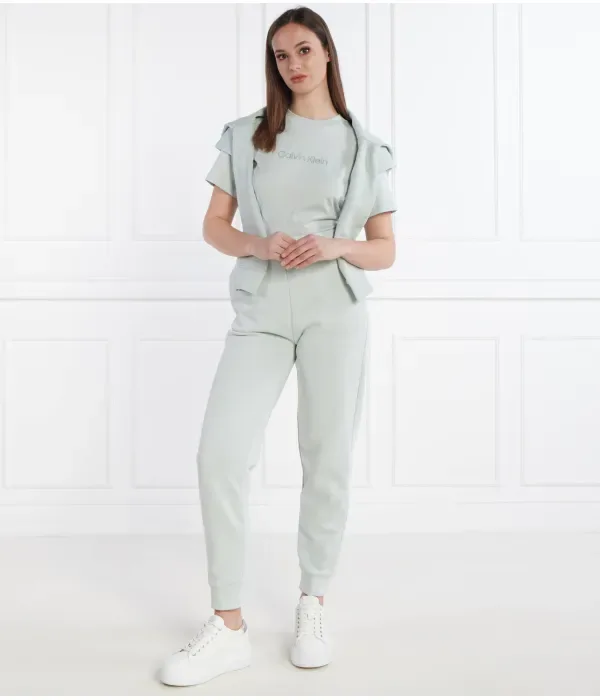 Спортивные штаны relaxed fit Calvin Klein, мятный — фото 2
