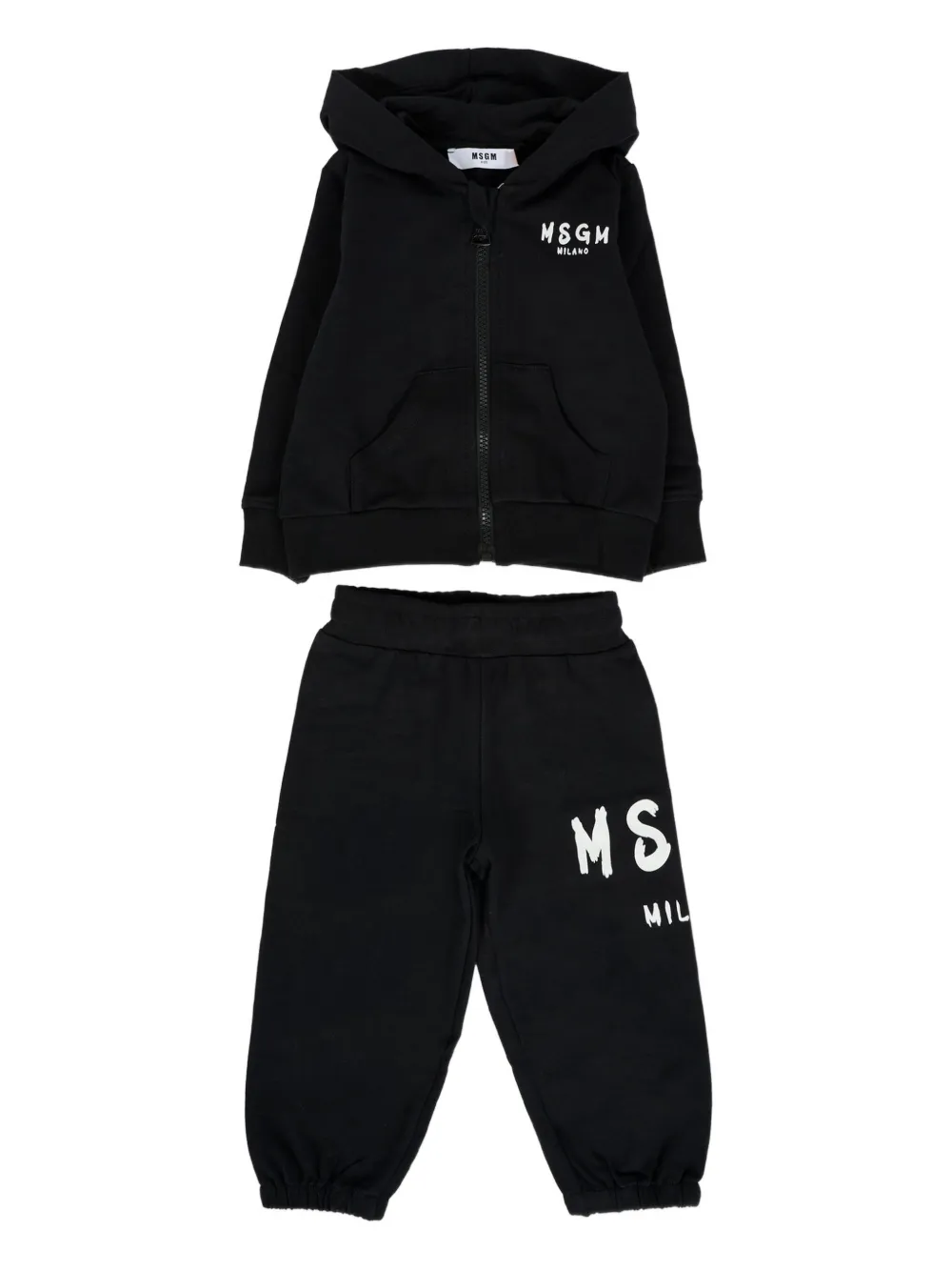 

Спортивный костюм с логотипом (комплект из двух) MSGM Kids, черный