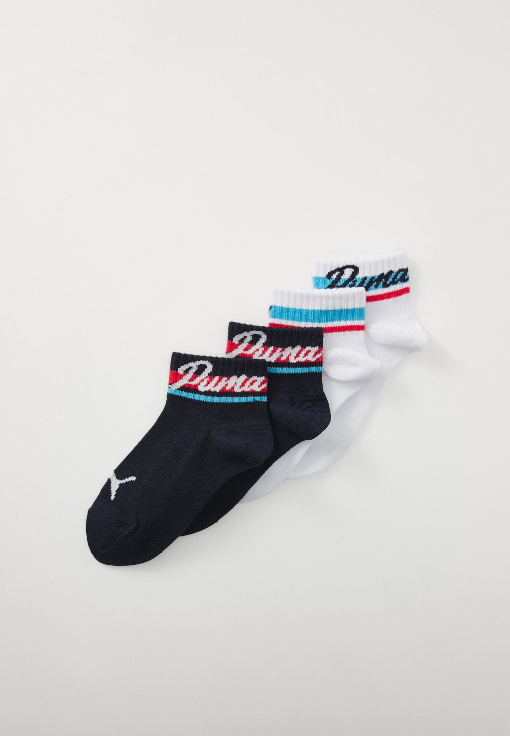 

Носки PUMA KIDS CLUB HOUSE QUARTER 4 PACK UNISEX Puma, темно-синий