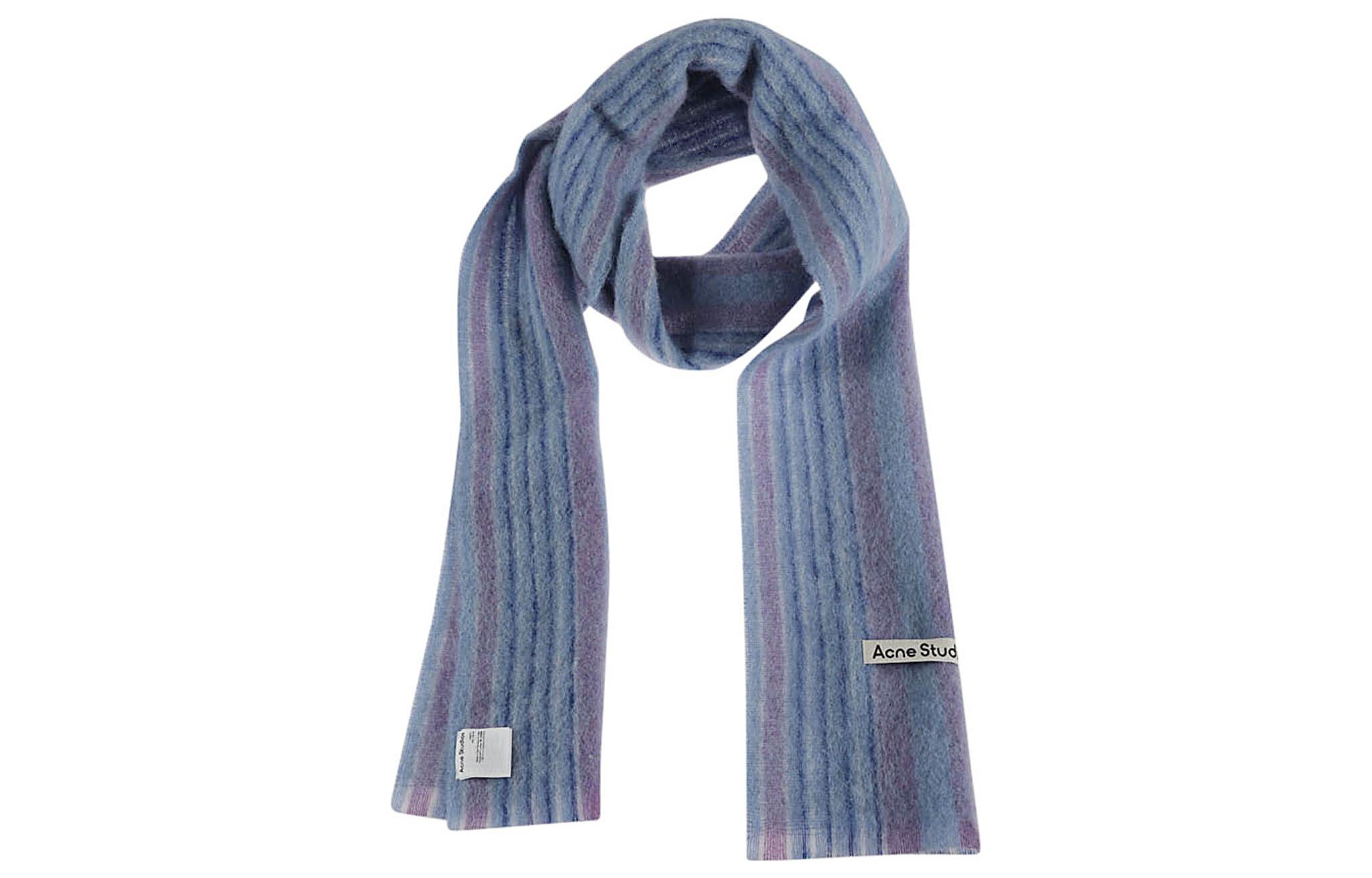 

Acne Studios Вязаный шарф мужской, Blue