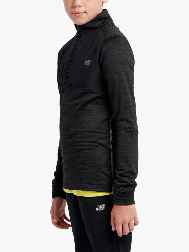 Детская флисовая кофта с молнией Heat Grid New Balance, Nb Caviar — фото 2
