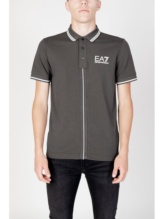 

Двойная футболка Ea7 Emporio Armani, серый