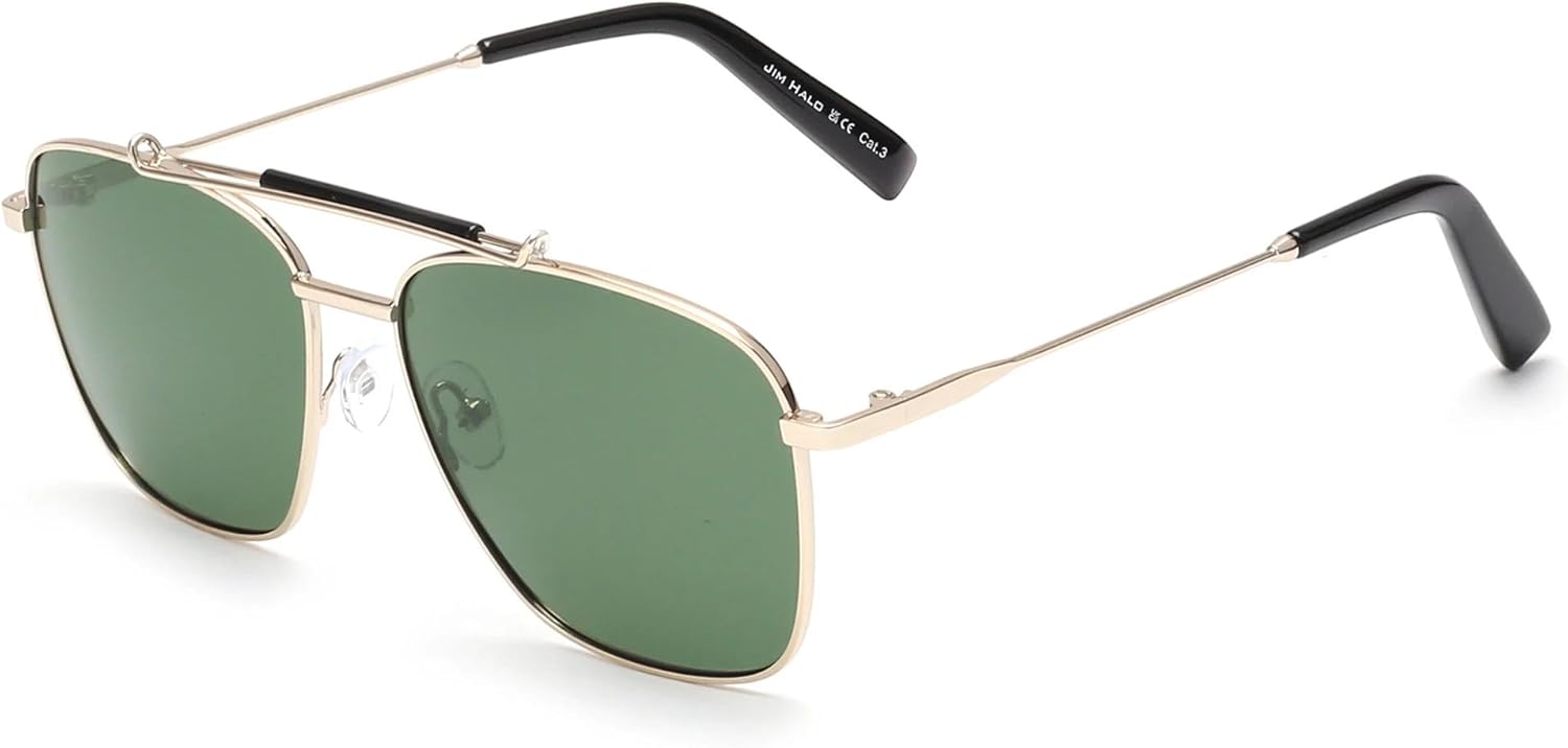 

Солнцезащитные очки с защитой от УФ-излучения UV400 | Крупные очки в металлической оправе для мужчин и женщин | Линзы конфетных цветов для занятий спортом на открытом воздухе и вождения DSVIGF, C1 Green