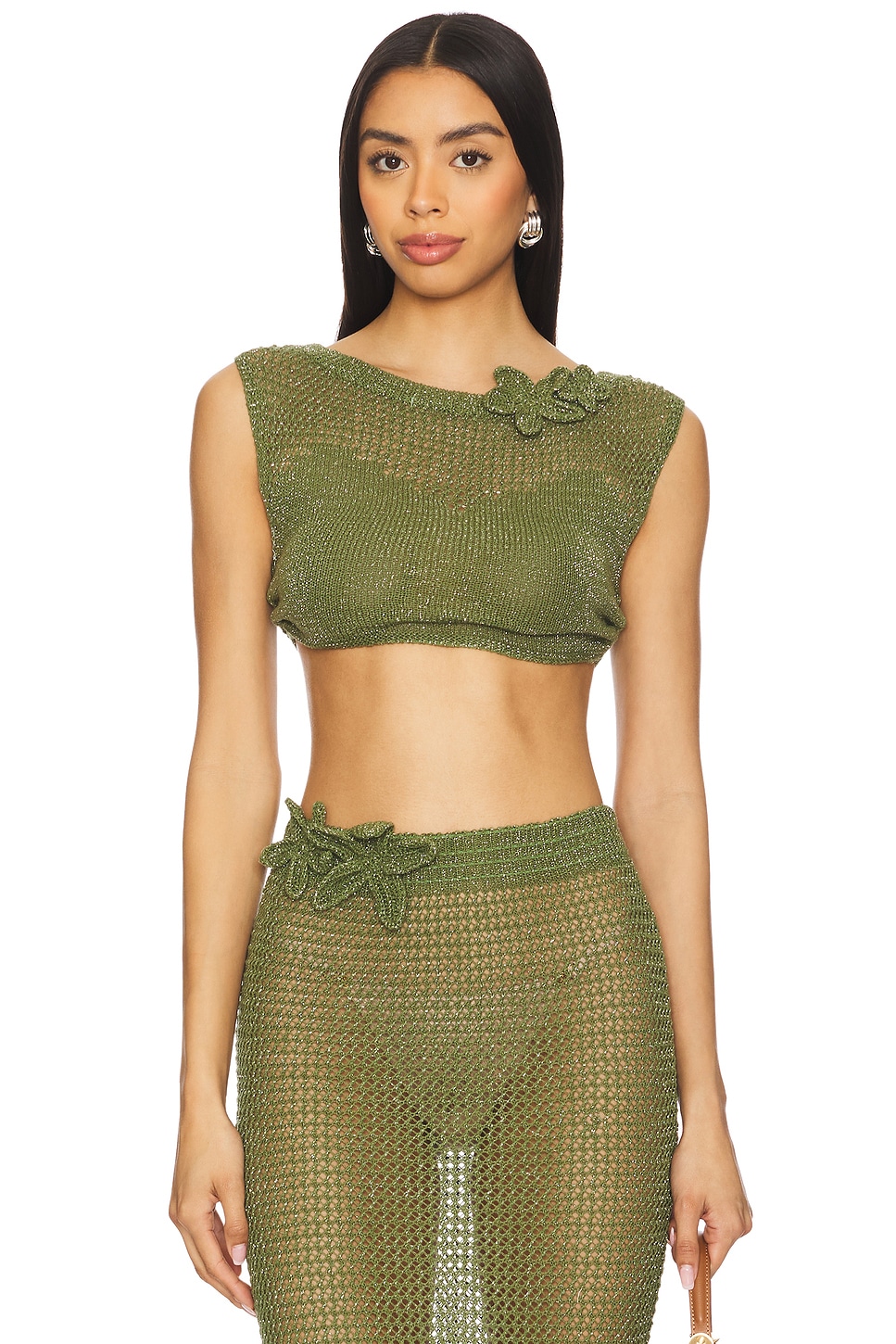 

Рубашка Yoko Bananhot, knitted jungle green