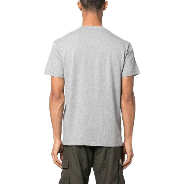 Футболка compass patch logo short-sleeve t-shirt 'melange grey' Stone Island, серый — фото 2