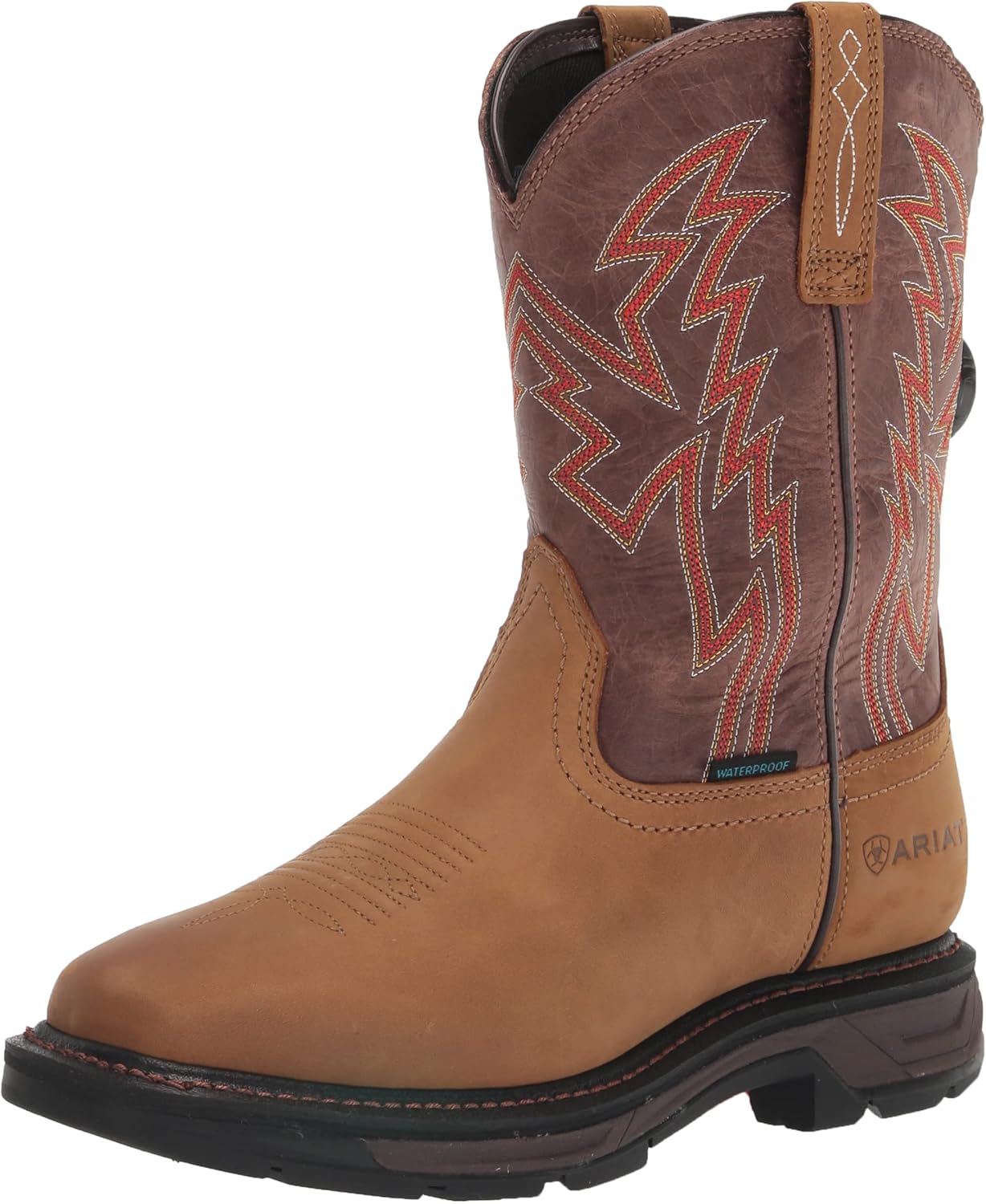 

Мужские ботинки ARIAT Workhog Xt Boa с водонепроницаемым композитным носком, вестерн-ботинки, Aged Bark