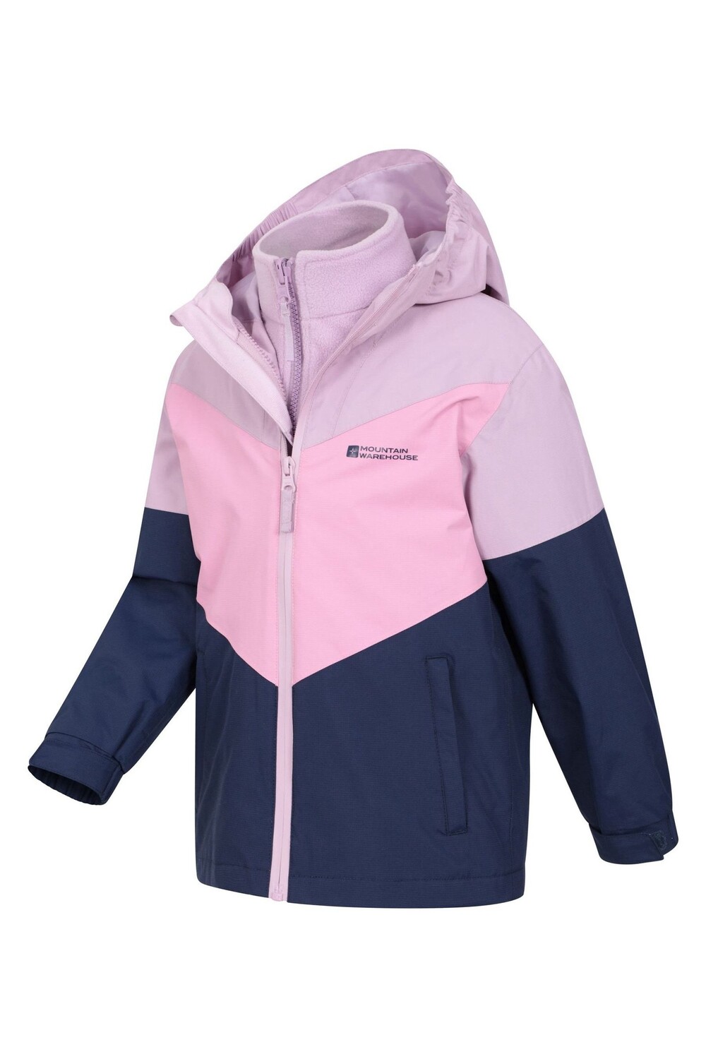 

Водонепроницаемая куртка с молнией 3 в 1 Mountain Warehouse, синий