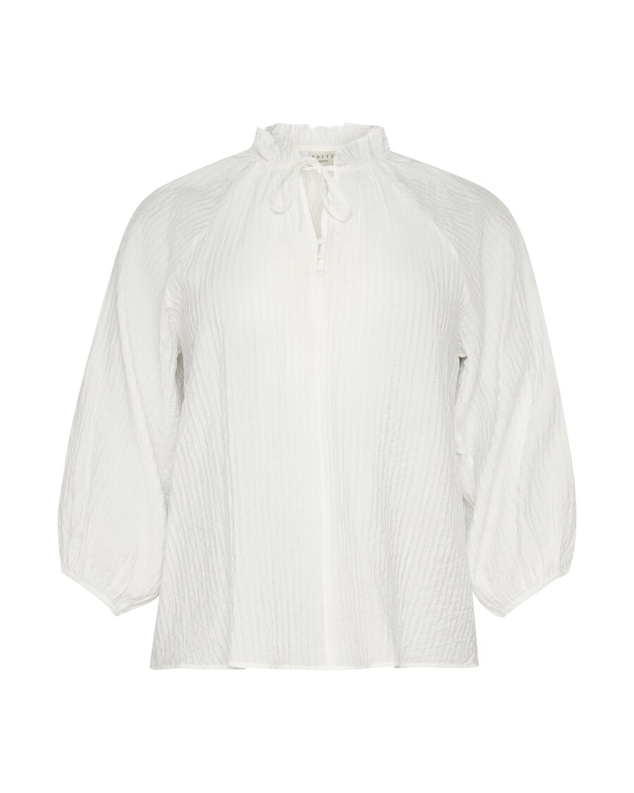 

Блузка KAFFE CURVE Linna, цвет Pearl white
