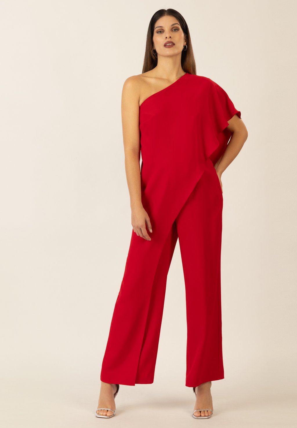 

Комбинезон ONE-SHOULDER OVERALL Apart, красный