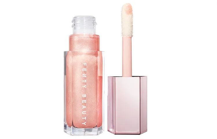 FENTY BEAUTY Stars Bomb 3D иридесцентный блеск для губ натуральный стойкий 9 мл, #04 SWEET MOUTH Light Amber Honey Pink