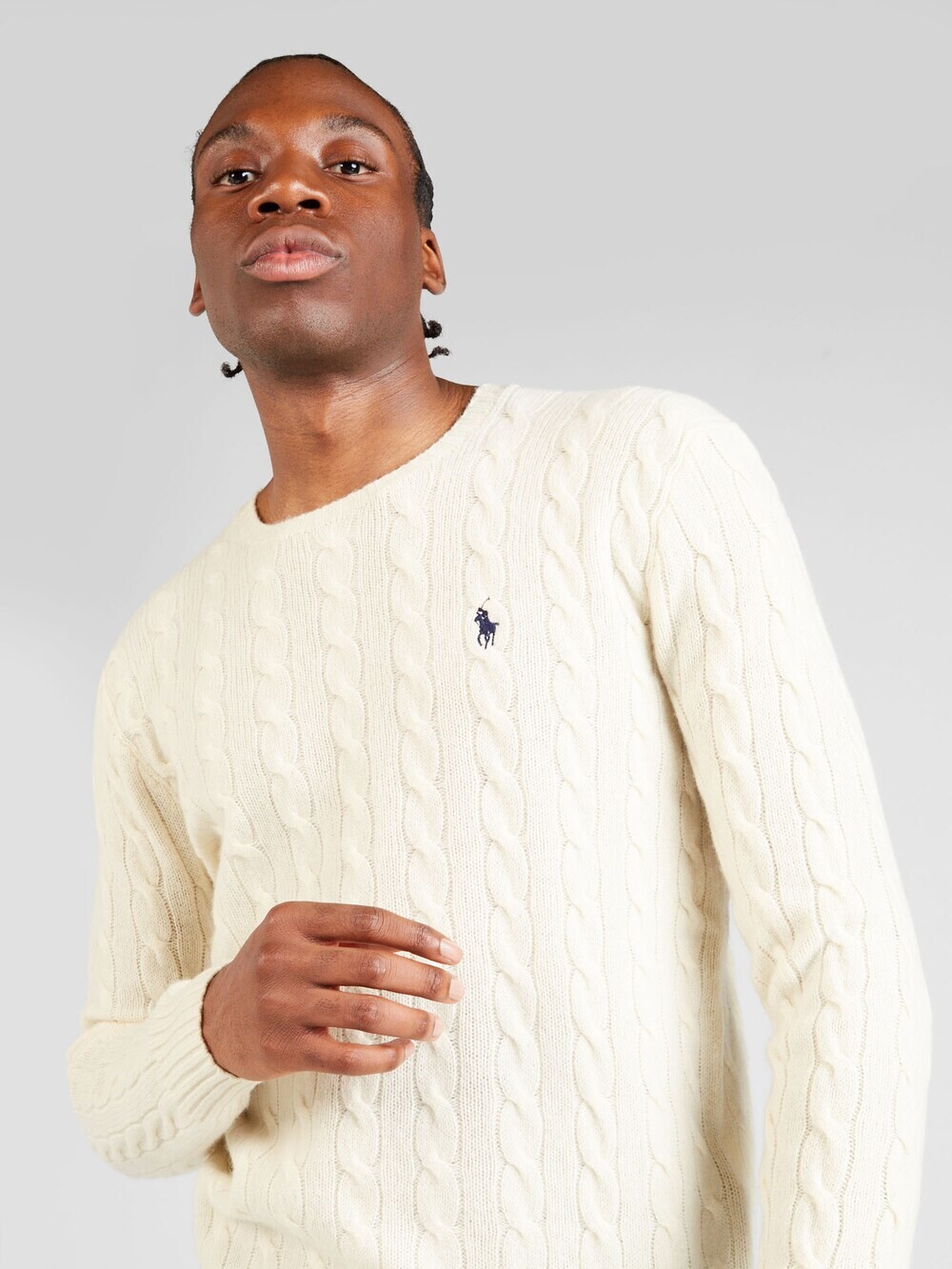 Свитер Polo Ralph Lauren, экрю — фото 3