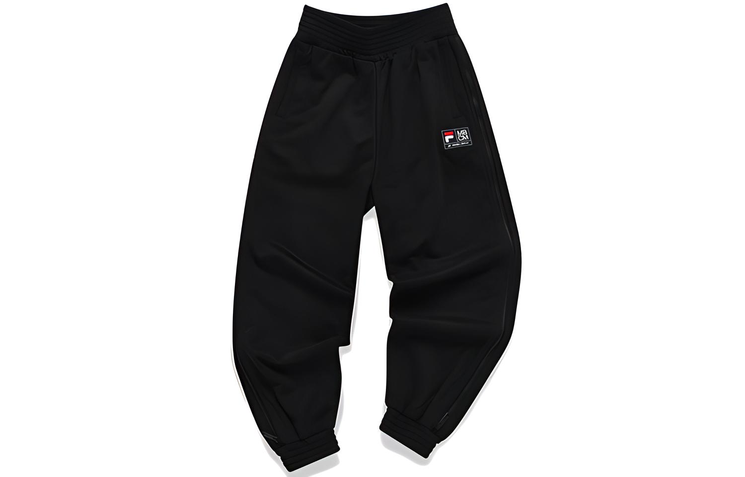 

FILA FUSION Марсело Бурлон x Марсело Бурлон Коллекция Коллаборации Вязаные Спортивные Штаны Женские Pitch Black