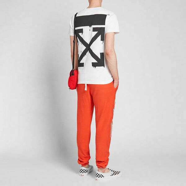 Футболка Men's OFF-WHITE x The Simpsons/ The Simpsons Crossover Printing Short Sleeve Ordinary Version White T-Shirt, белый — фото 3