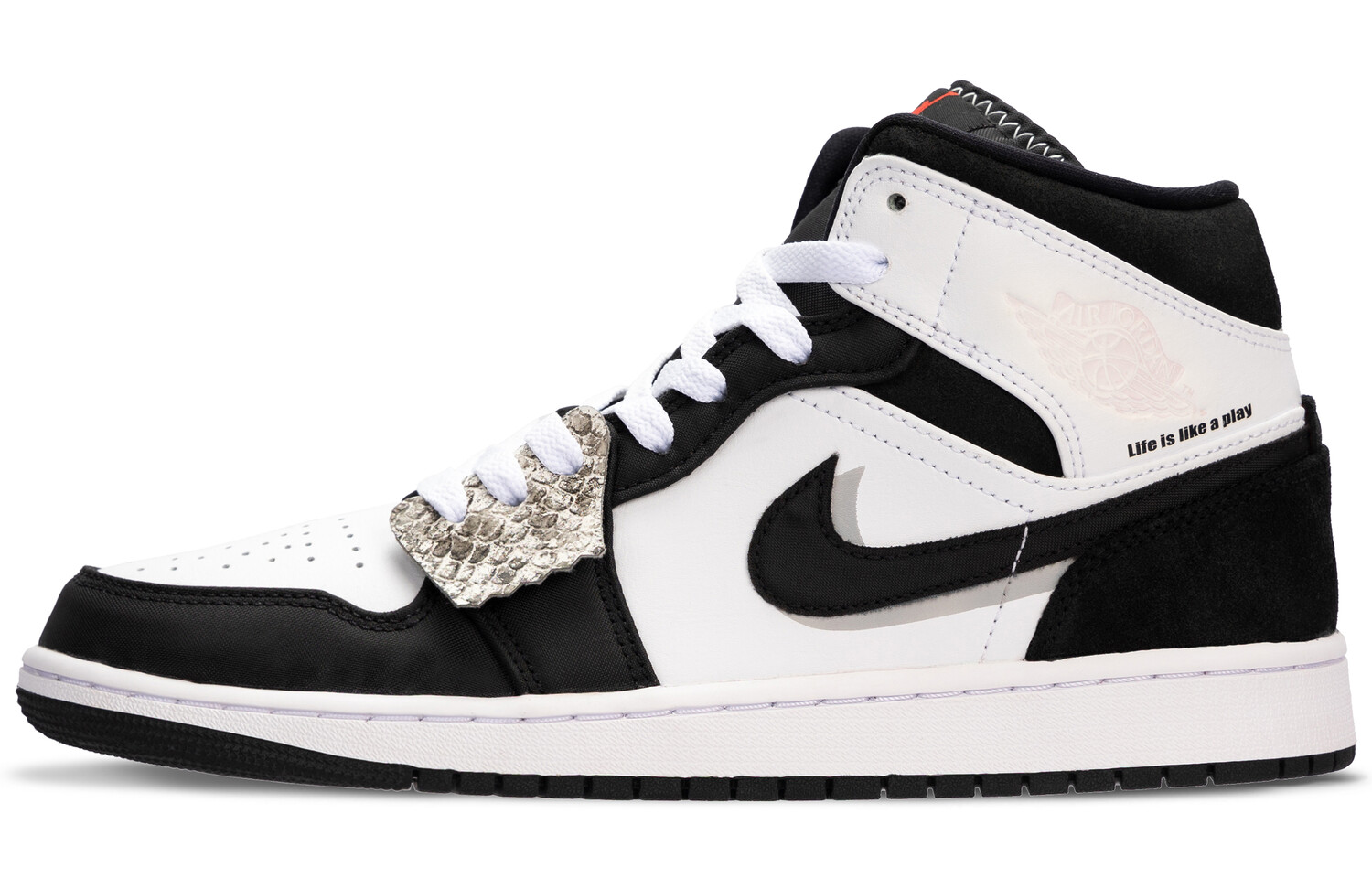 

Баскетбольные кроссовки Air 1 Vintage Men High-Top Black/White Jordan, Белый, Баскетбольные кроссовки Air 1 Vintage Men High-Top Black/White Jordan