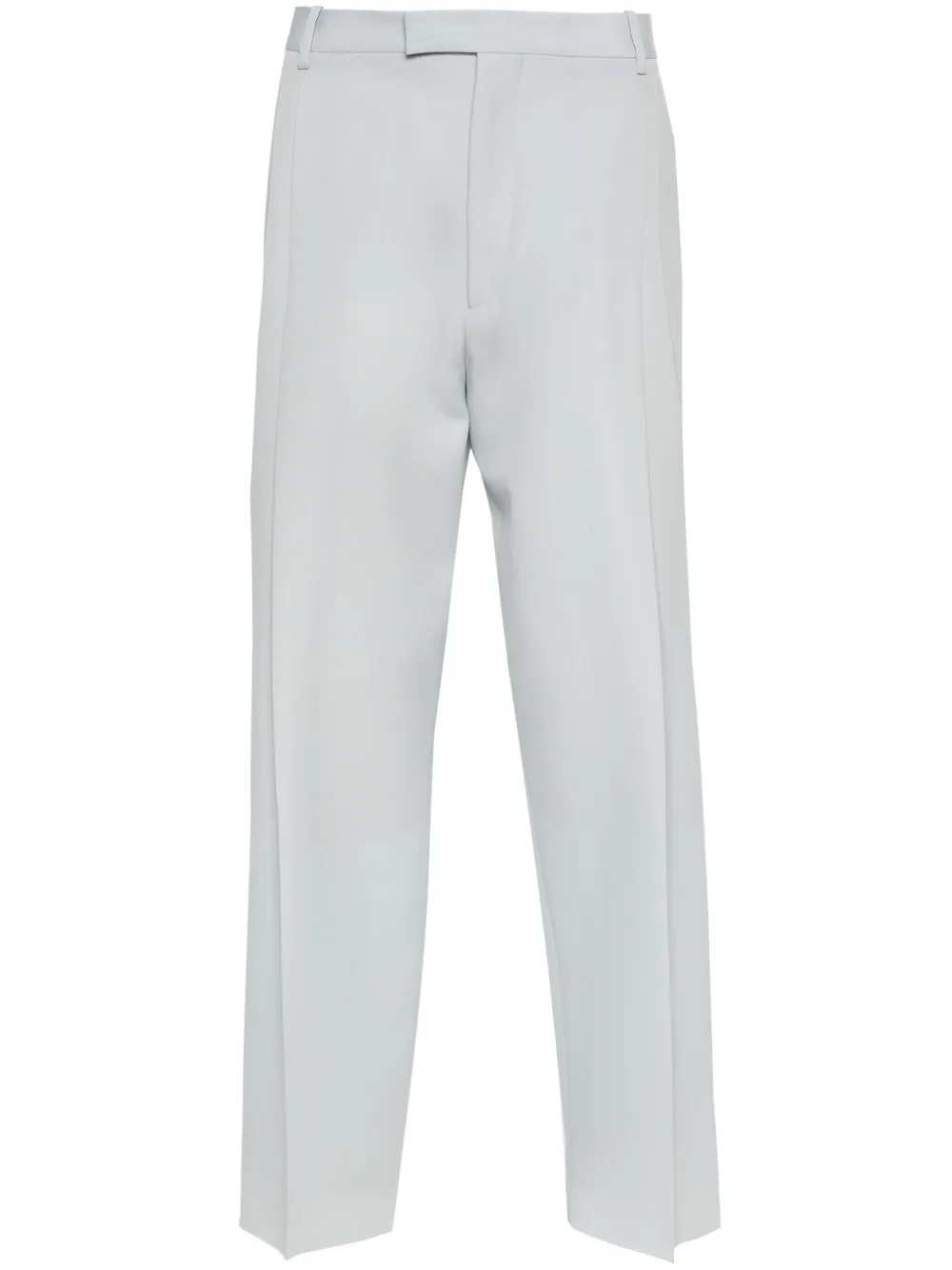 

Брюки строгого кроя из вирджинской шерсти OFF-WHITE, синий