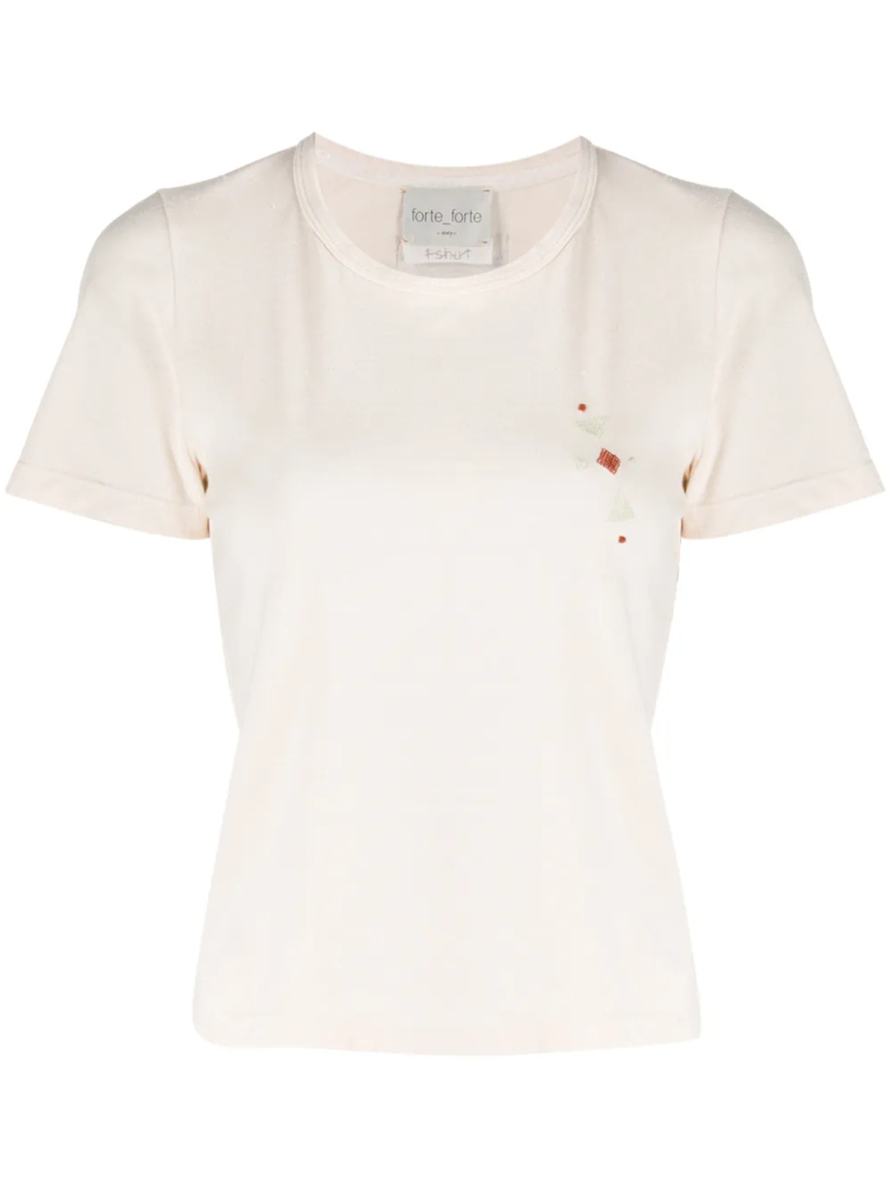 

Forte Forte футболка с вышивкой My T-Shirt, нейтральный
