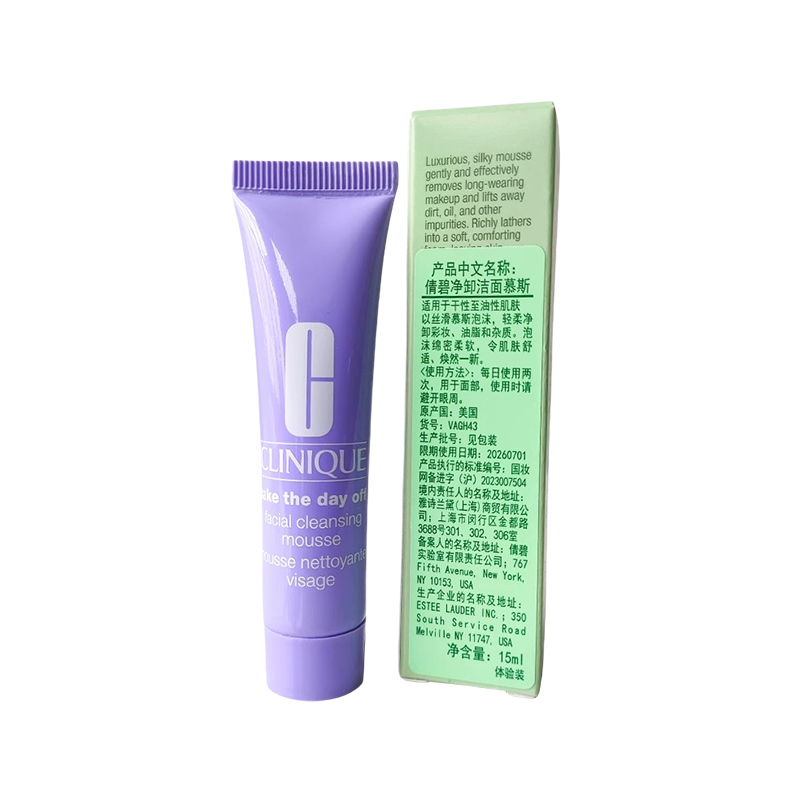 

Пробник очищающего средства QIANBI для снятия макияжа и контроля жира 15 мл CLINIQUE