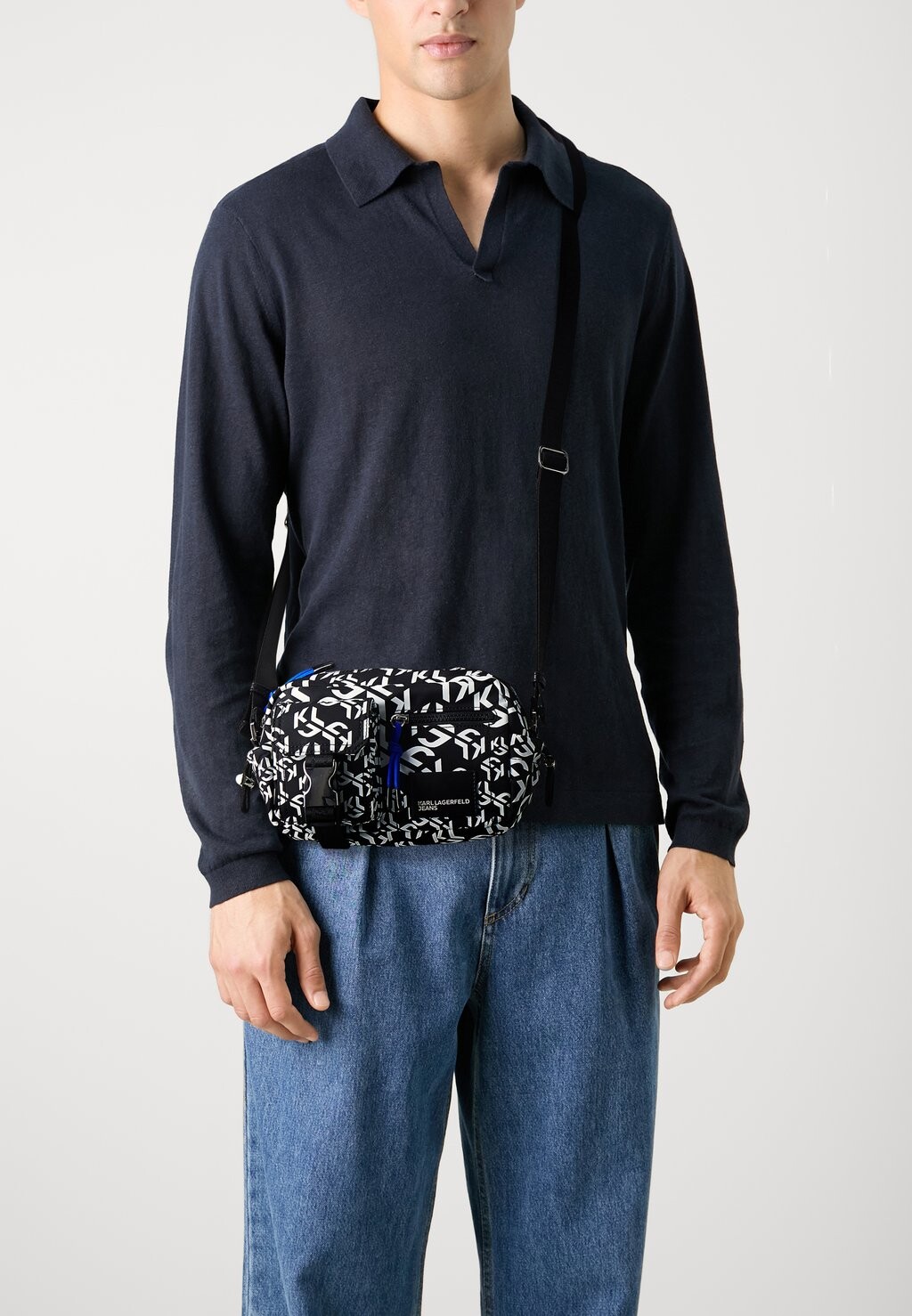 

Сумка через плечо STREET CAMERA BAG UNISEX Karl Lagerfeld Jeans, белый