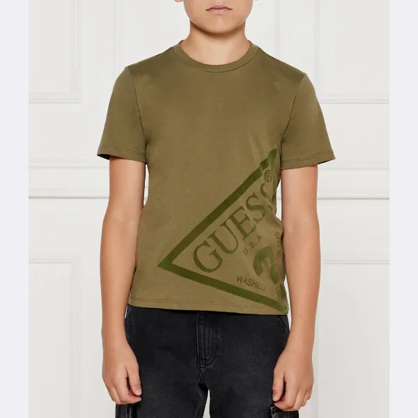 

Футболка стандартного кроя Guess, хаки