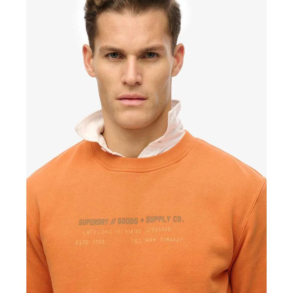 Толстовка Superdry Utility Sport, оранжевый — фото 4