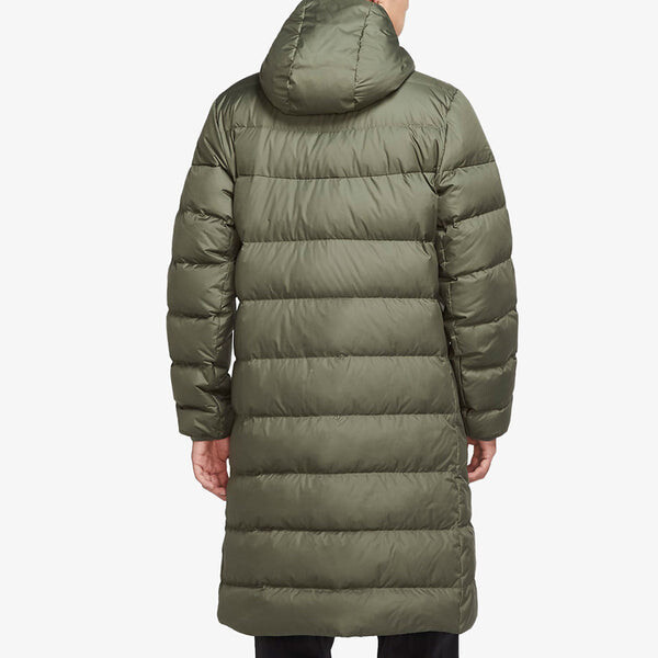 Пуховик Nike Casual Sports mid-length hooded down Jacket Green, зеленый — фото 4