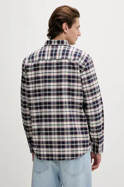 Рубашка в клетку AUTHENTIC BUTTON DOWN Levi's, синий — фото 3