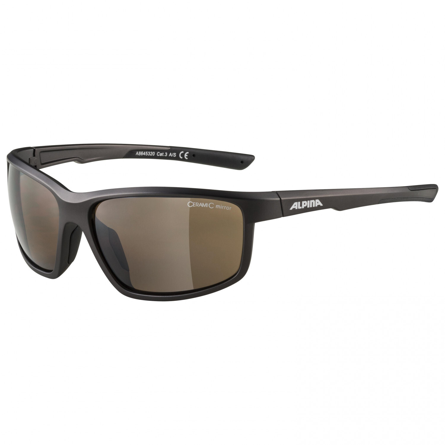 

Велосипедные очки Alpina Defey Mirror Cat 3, цвет Tin Matt/Black
